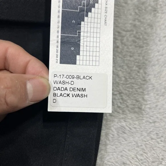 Roucha Jeans Womens Size D 16-18 Over 5'4 Dada Black Denim Pleated Ankle New - Picture 14 of 16